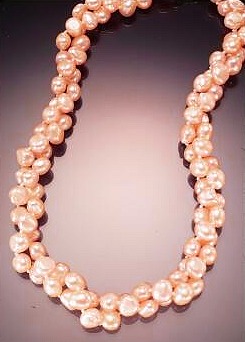"Cameron" twisted into 14" choker
